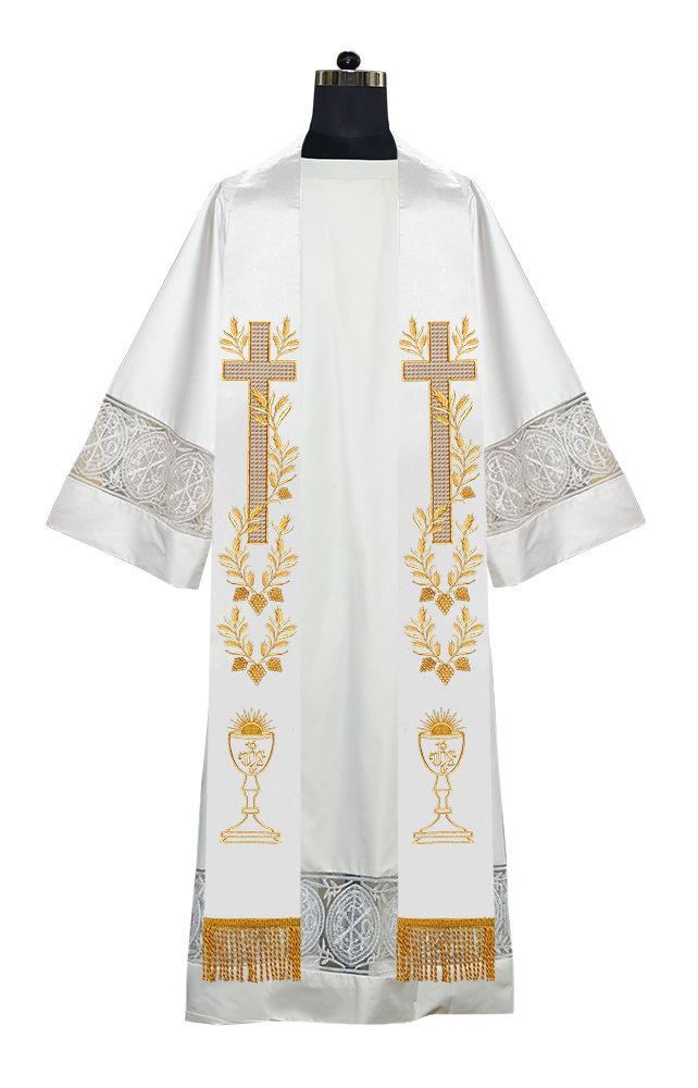 Clergy Stoles with Golden Embroidery