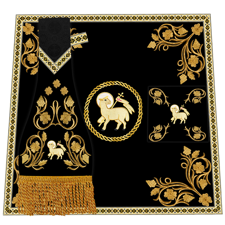 Grapes Embroidery Mass set with Motif