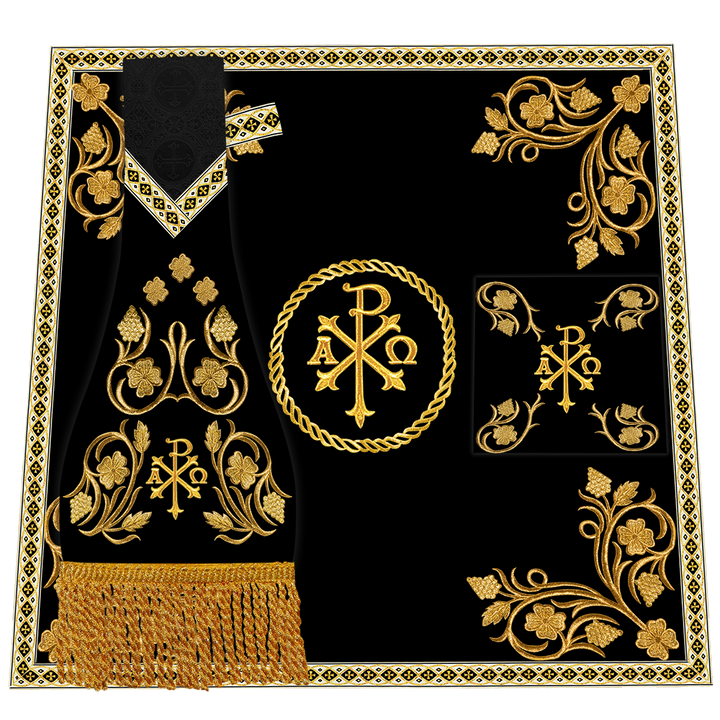 Grapes Embroidery Mass set with Motif