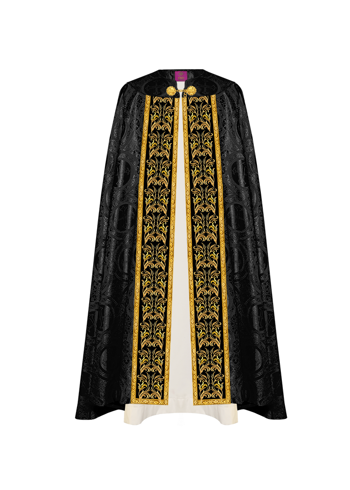 GOTHIC COPE EXECUTED WITH EMBROIDERED ORPHREY