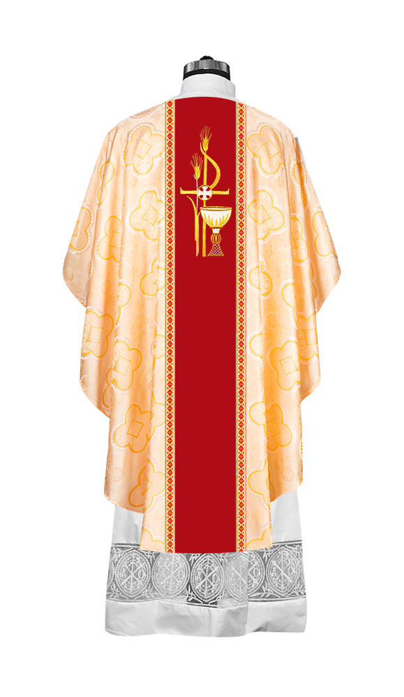 Spiritual Gothic Chasuble with Motif