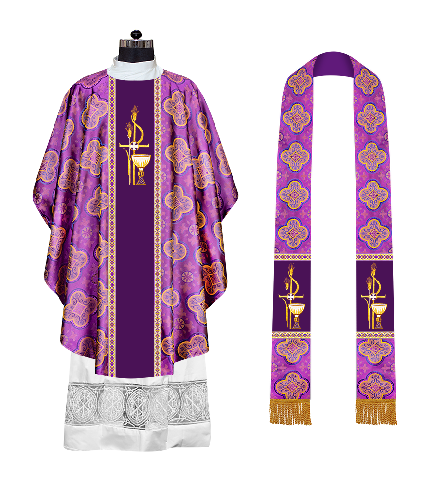 Spiritual Gothic Chasuble with Motif