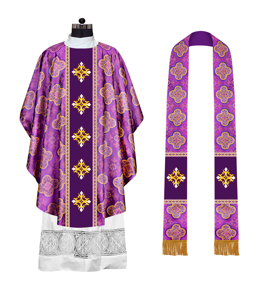 Spiritual Gothic Chasuble with Motif