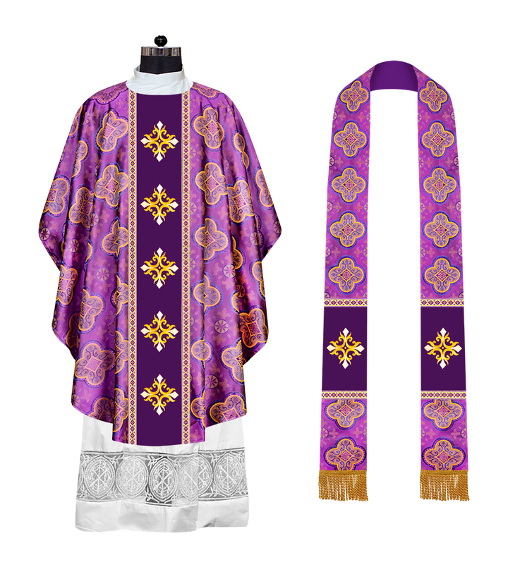 Spiritual Gothic Chasuble with Motif