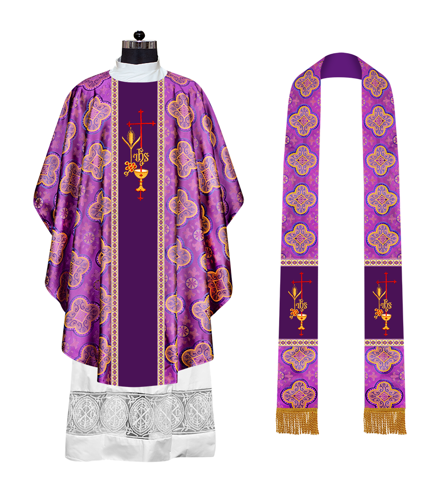 Spiritual Gothic Chasuble with Motif