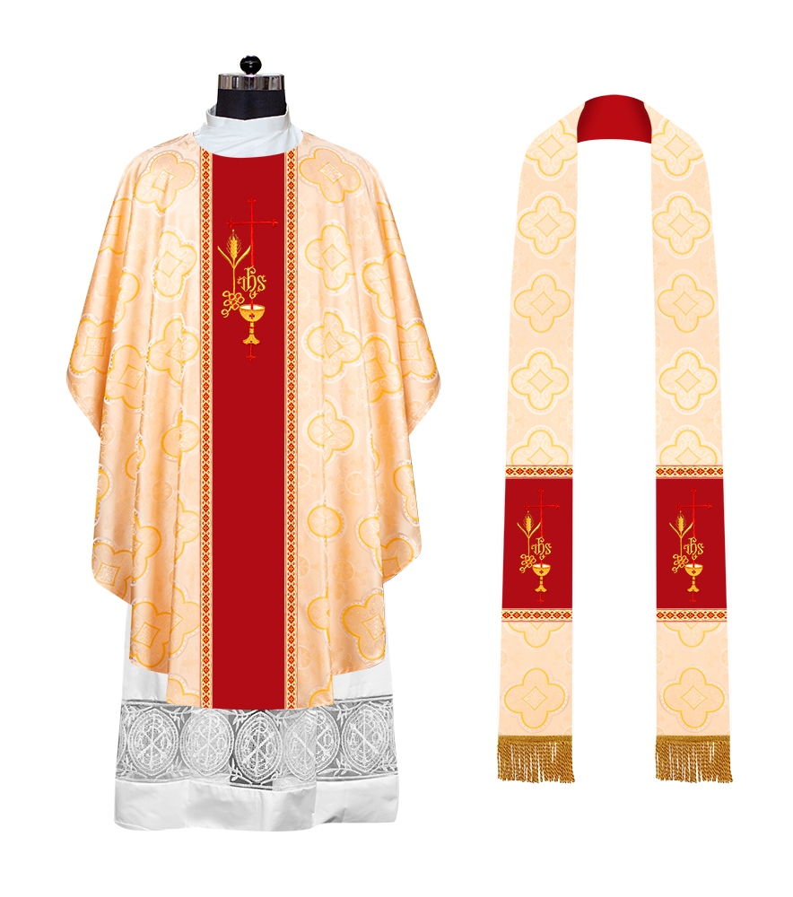 Spiritual Gothic Chasuble with Motif