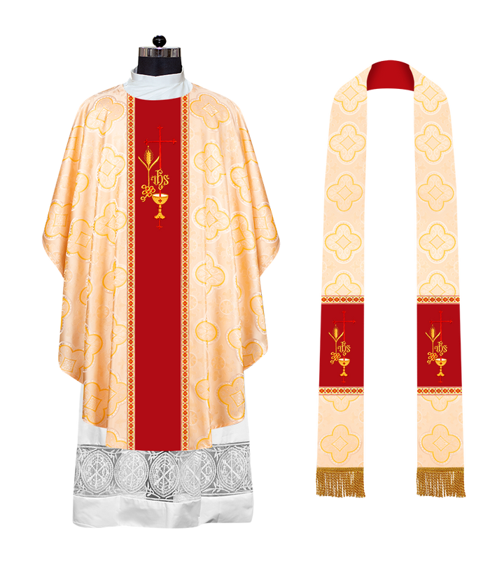 Spiritual Gothic Chasuble with Motif