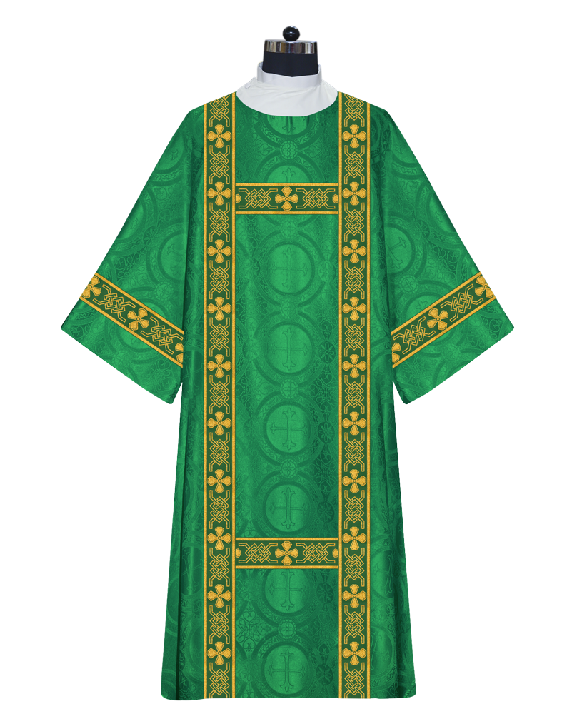 Deacon Dalmatic vestments with designer lace