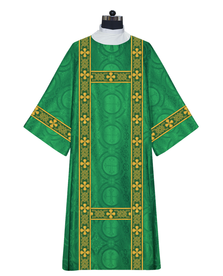 Deacon Dalmatic vestments with designer lace