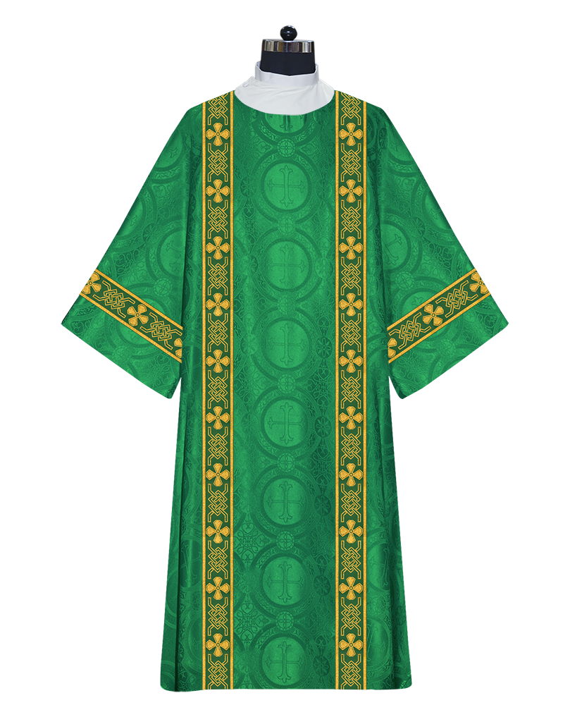 Deacon Dalmatic vestments with designer lace
