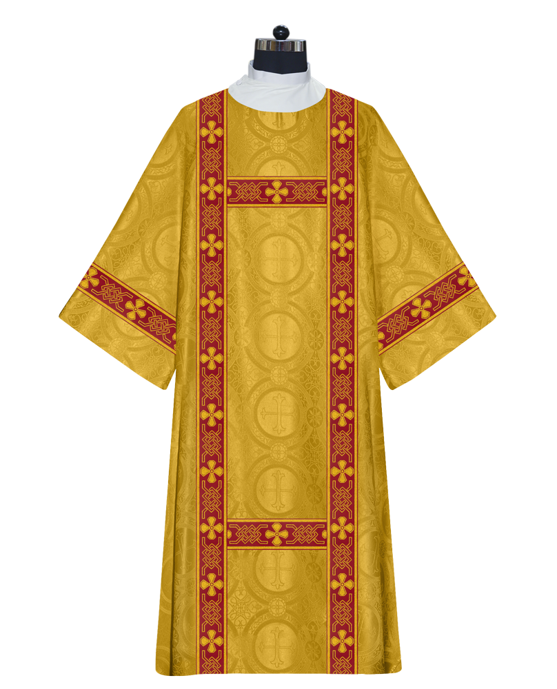 Deacon Dalmatic vestments with designer lace
