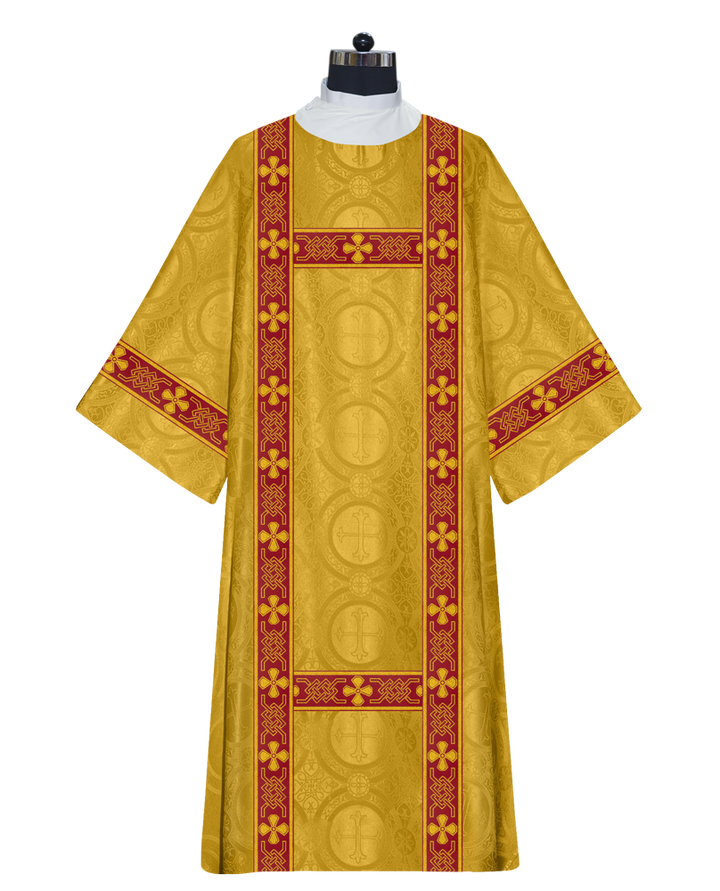 Deacon Dalmatic vestments with designer lace