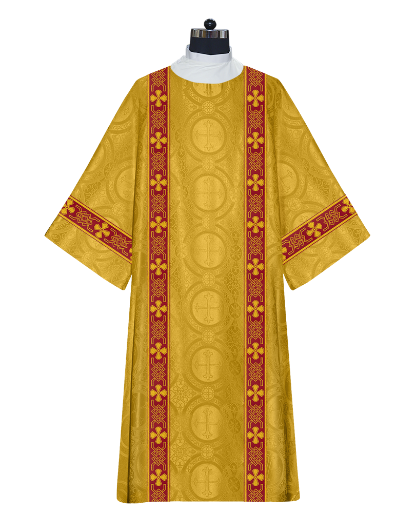 Deacon Dalmatic vestments with designer lace