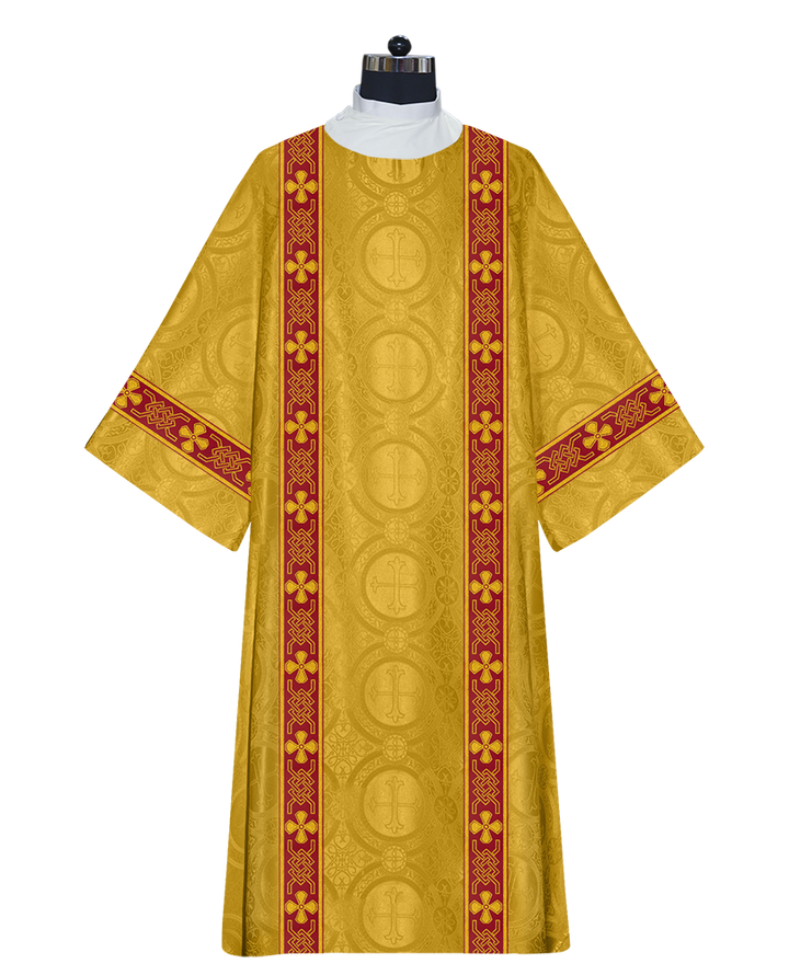 Deacon Dalmatic vestments with designer lace