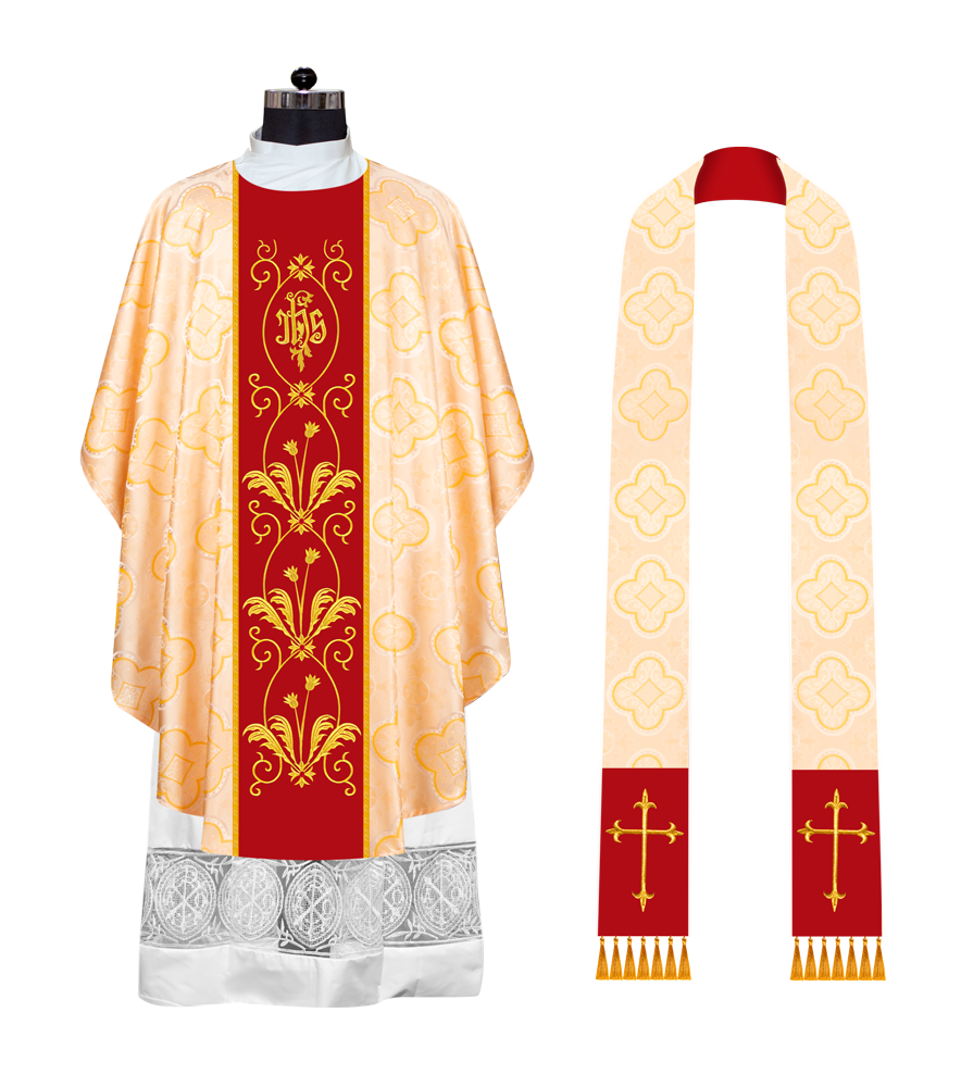 Gothic Style Chasuble Enriched with Spiritul Motifs