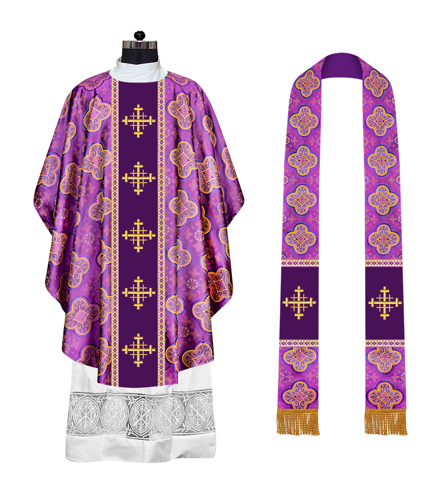 Spiritual Gothic Chasuble with Motif