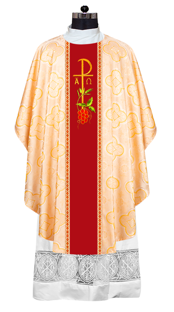 Spiritual Gothic Chasuble with Motif