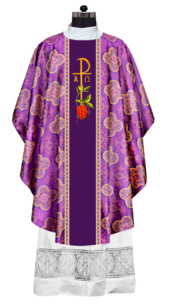 Spiritual Gothic Chasuble with Motif