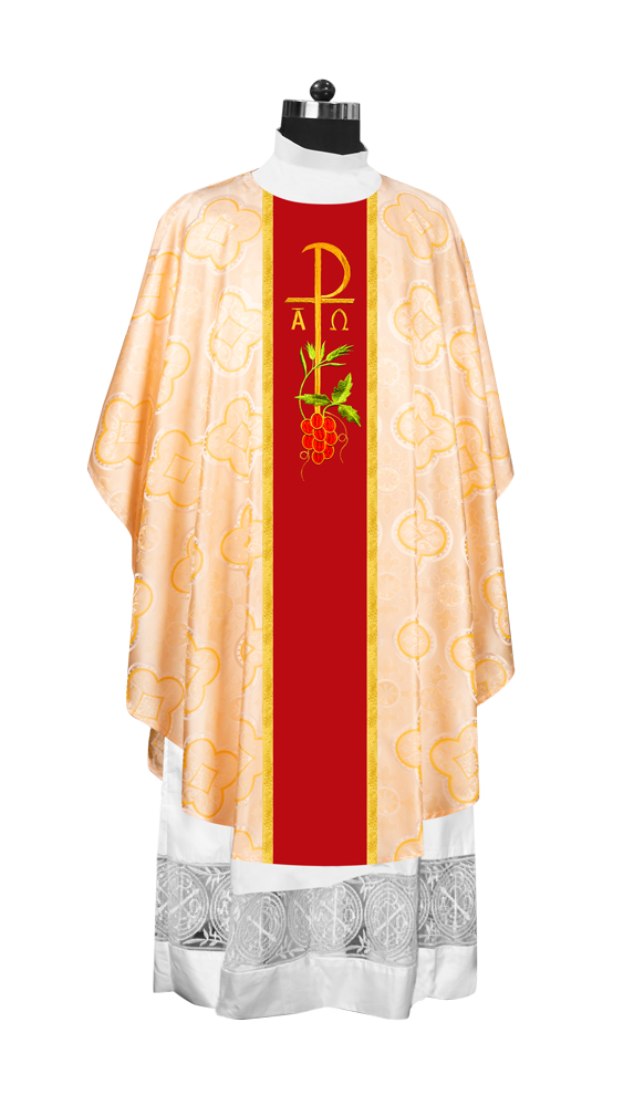 Gothic Chasuble - Spiritual PAX and Grapes