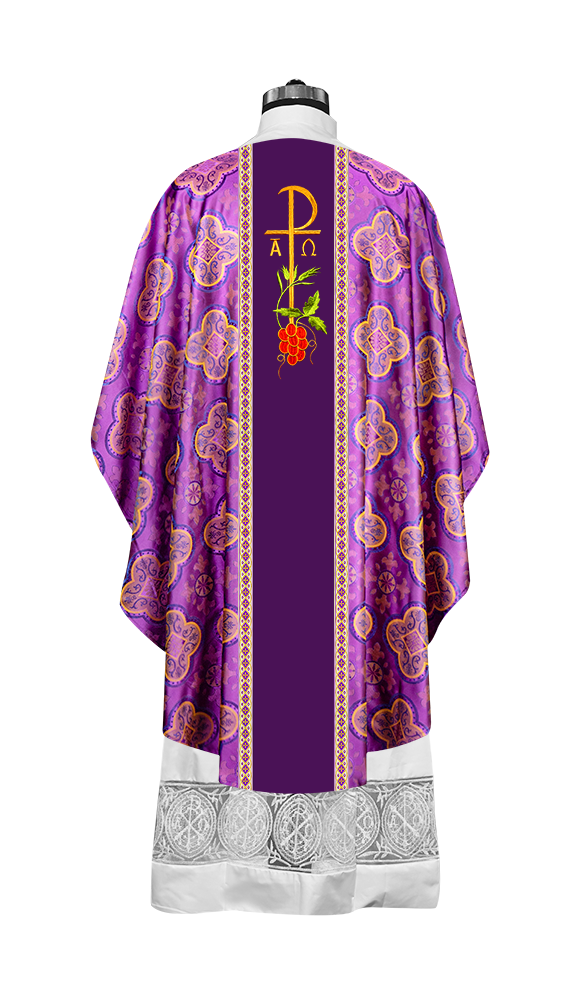 Spiritual Gothic Chasuble with Motif