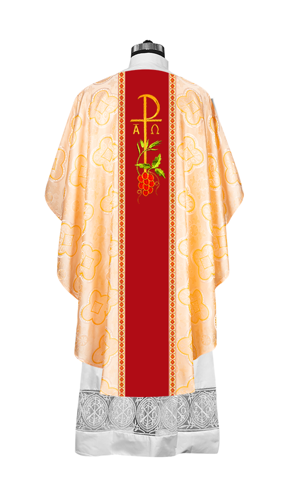 Spiritual Gothic Chasuble with Motif