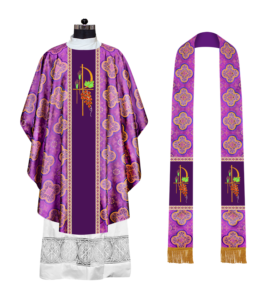 Spiritual Gothic Chasuble with Motif