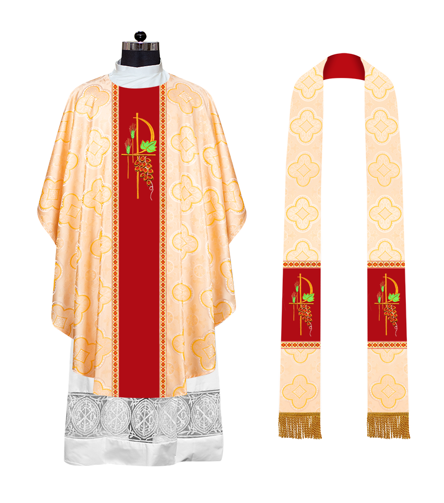 Spiritual Gothic Chasuble with Motif