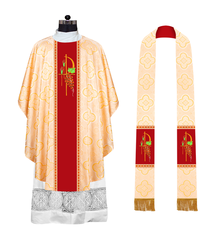 Spiritual Gothic Chasuble with Motif