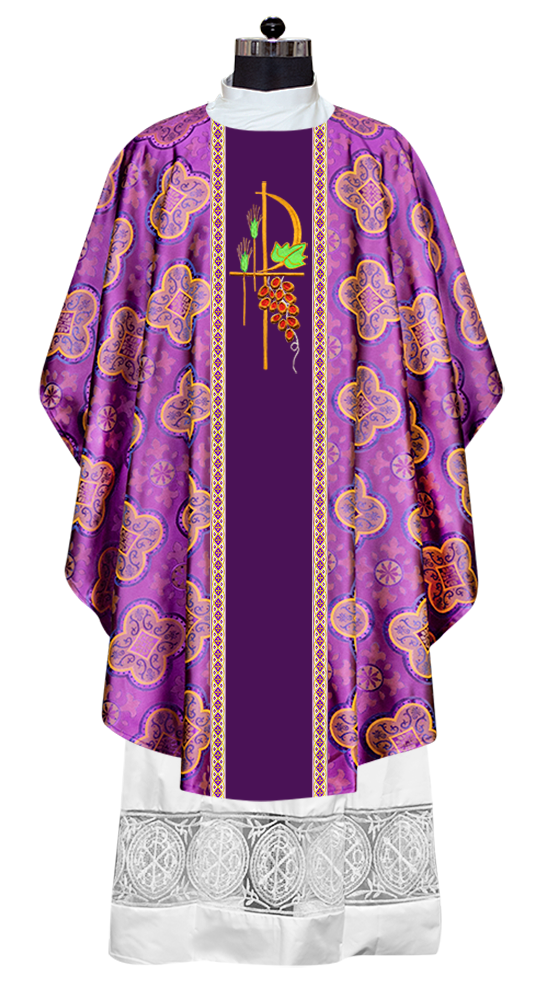 Spiritual Gothic Chasuble with Motif