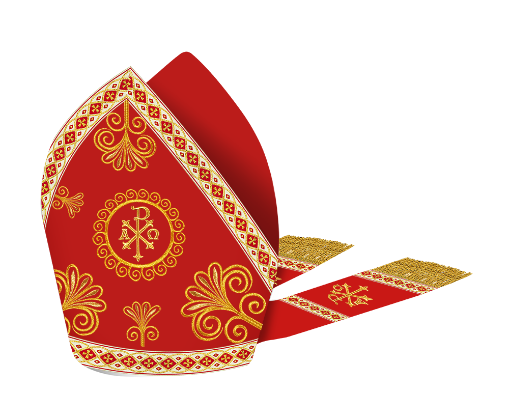 Liturgical Roman Mitre Vestment and Trims