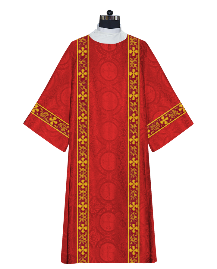 Deacon Dalmatic vestments with designer lace