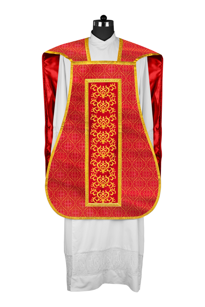 Fiddleback Vestment with Embroidered Orphrey