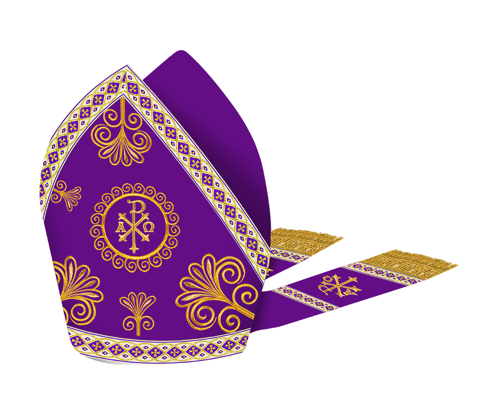 Liturgical Roman Mitre Vestment and Trims