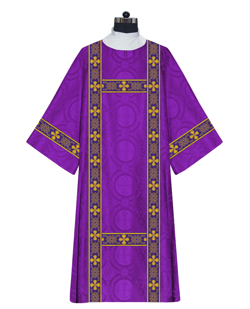 Deacon Dalmatic vestments with designer lace