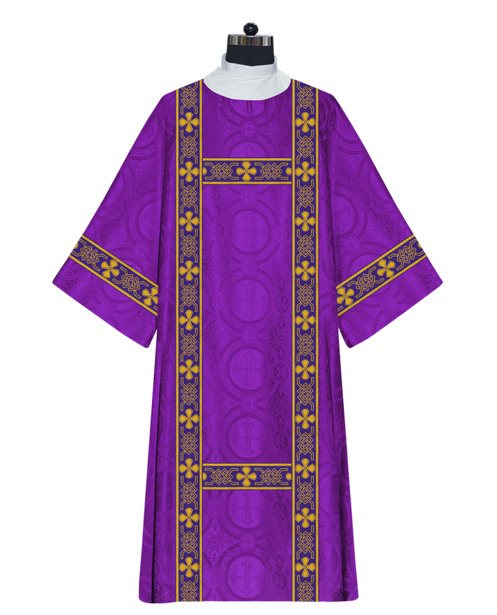 Deacon Dalmatic vestments with designer lace