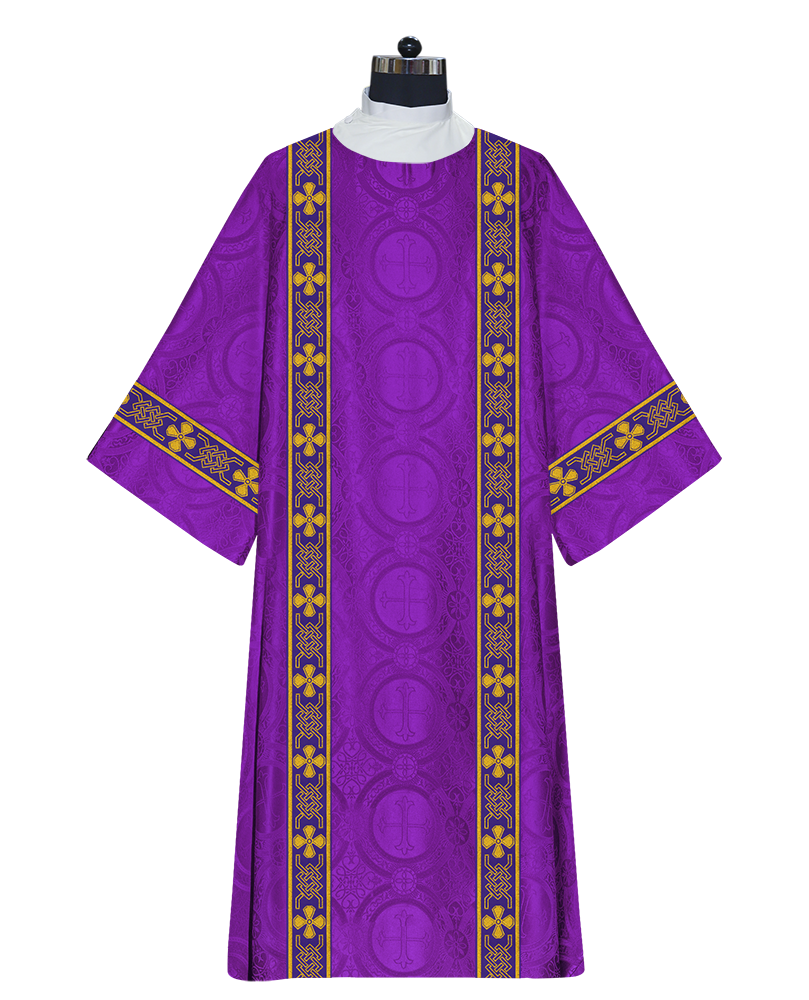 Deacon Dalmatic vestments with designer lace