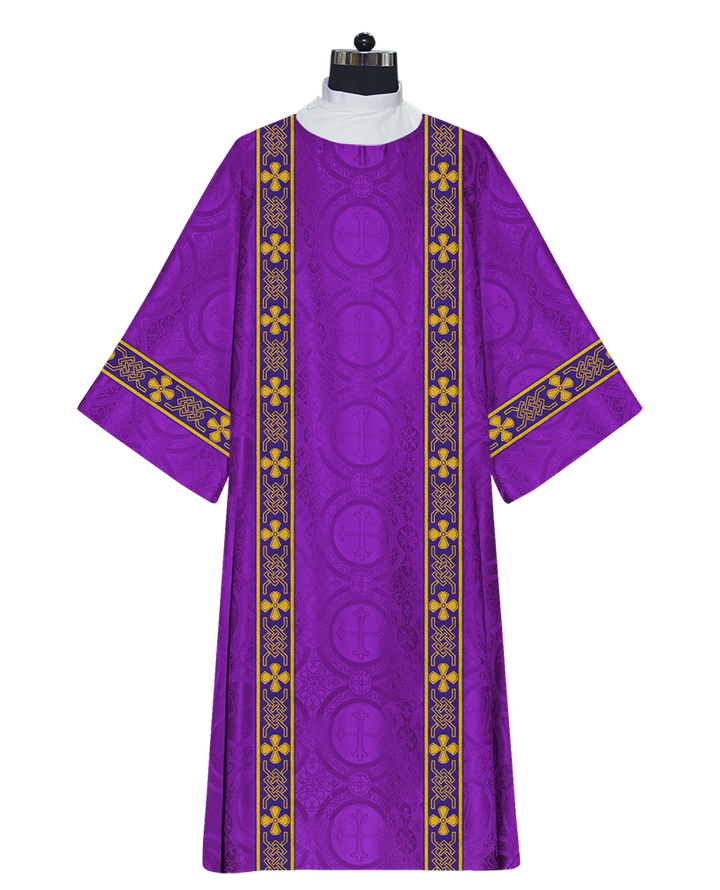 Deacon Dalmatic vestments with designer lace