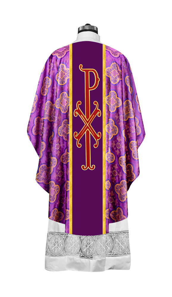 Gothic Style Chasuble - Spiritual PAX motif