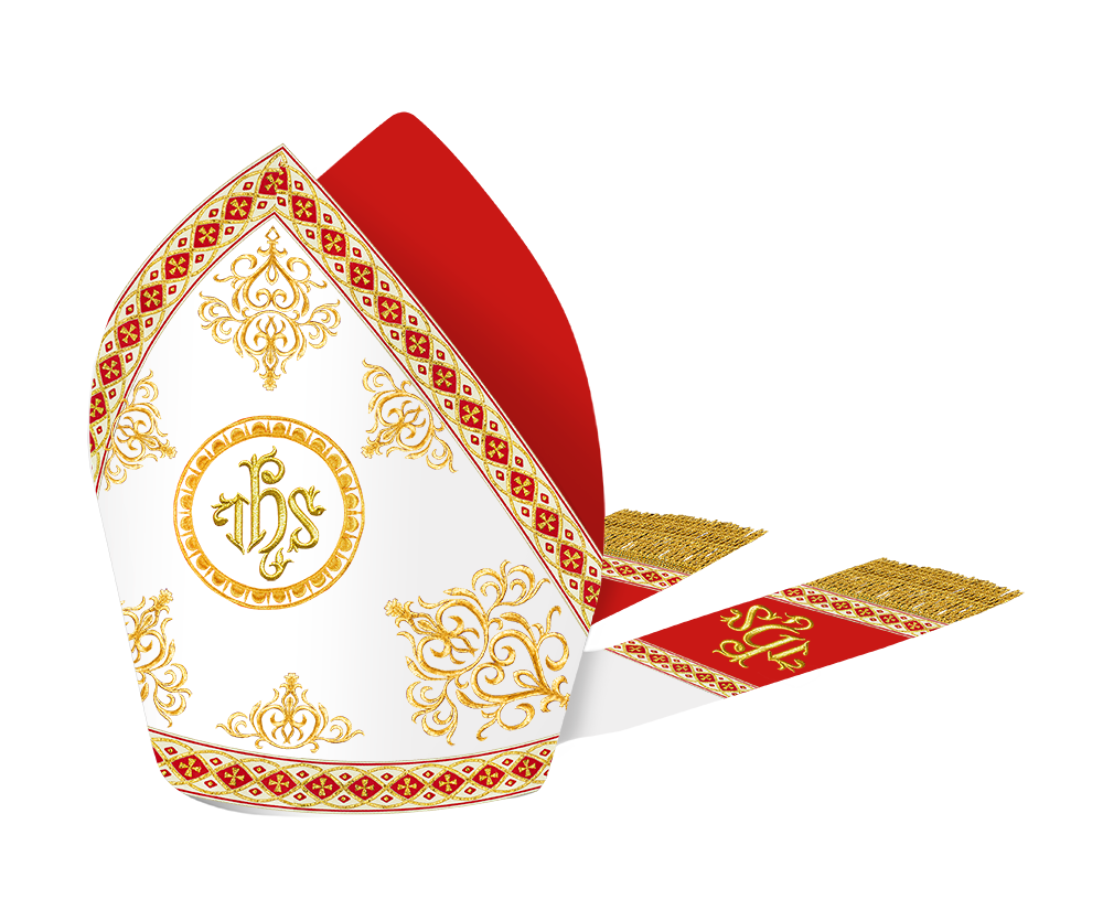 Roman Mitre Vestment Embroidery and Trims