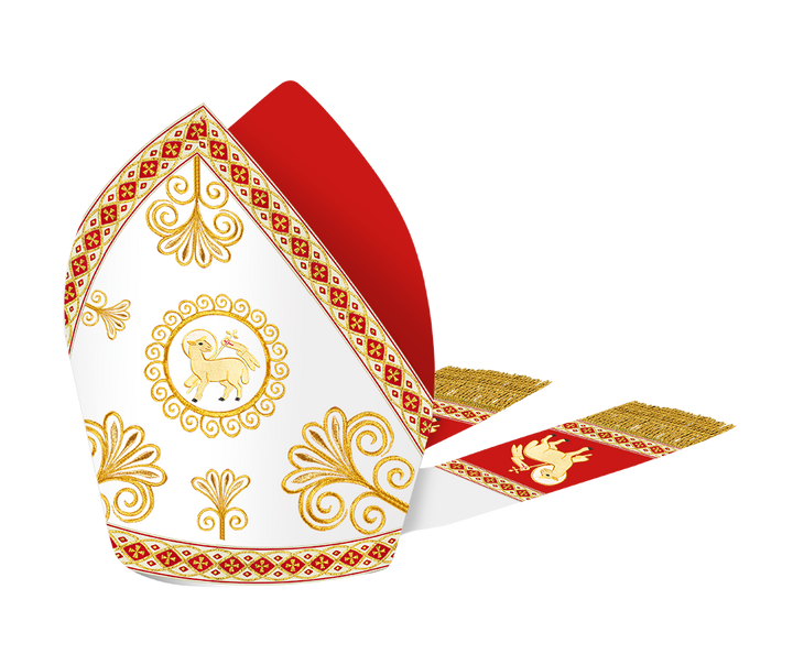 Liturgical Roman Mitre Vestment and Trims