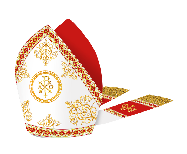 Roman Mitre Vestment Embroidery and Trims