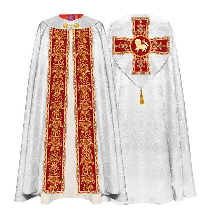 Gothic Cope vestments with Spiritual Motifs and Trims