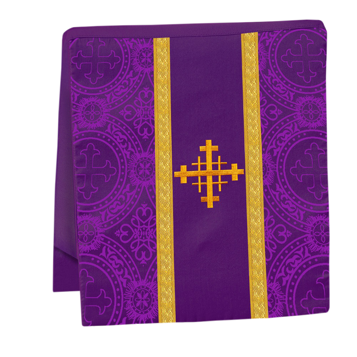 Gothic Chasuble - Y Type with woven braids