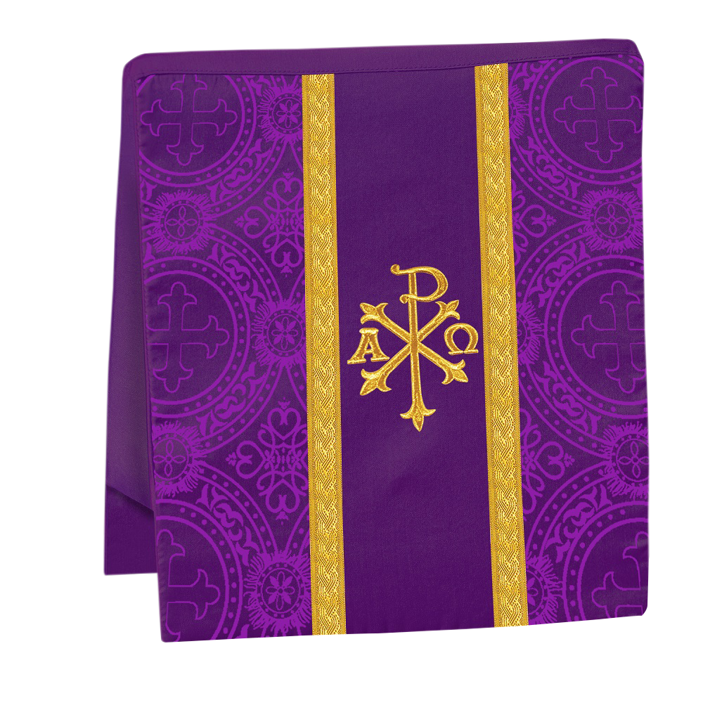 Gothic Chasuble - Y Type with woven braids