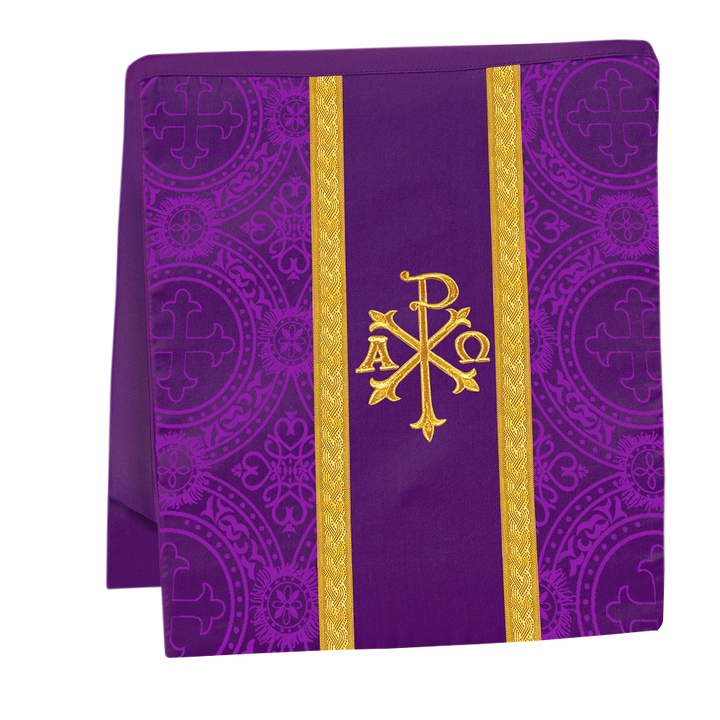 Gothic Chasuble - Y Type with woven braids