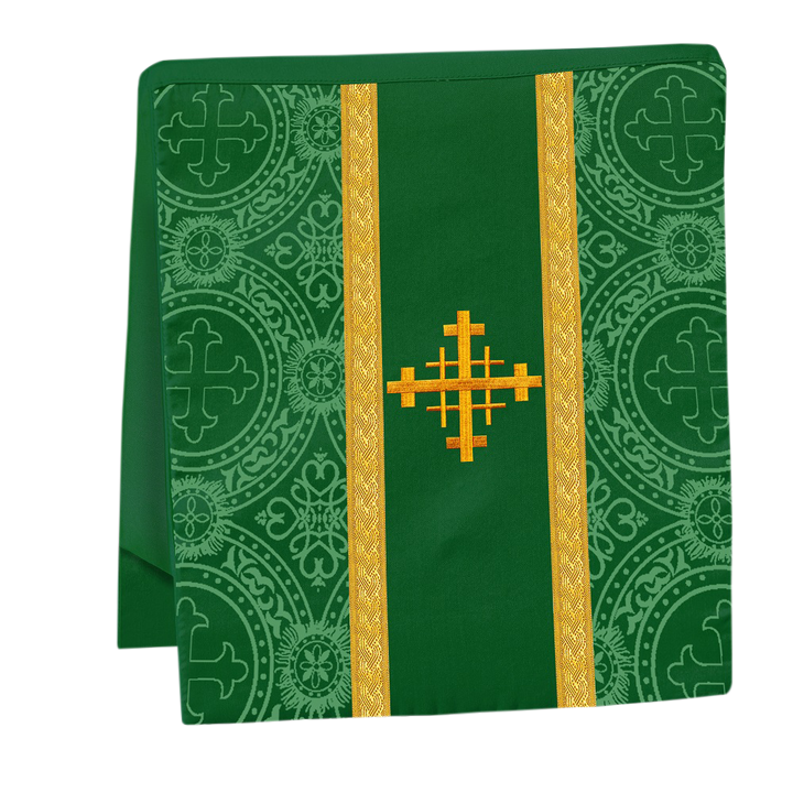 Gothic Chasuble - Y Type with woven braids