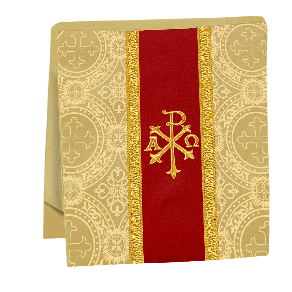 Gothic Chasuble - Y Type with woven braids