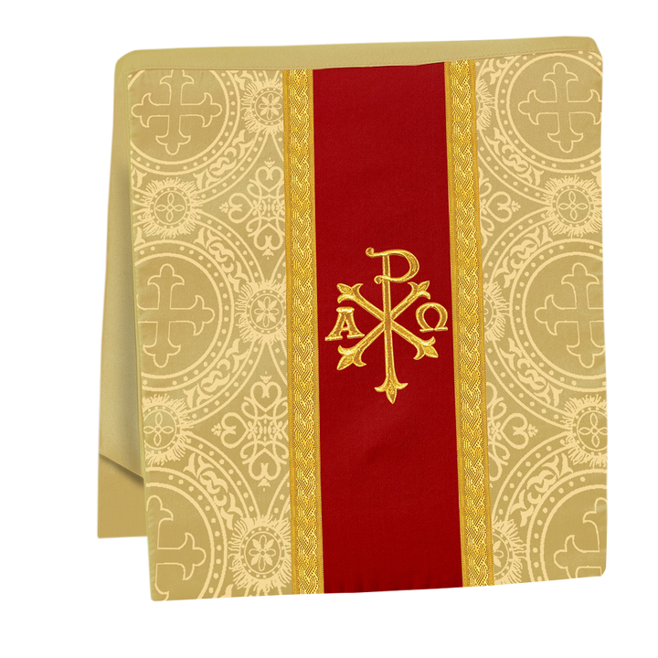 Gothic Chasuble - Y Type with woven braids