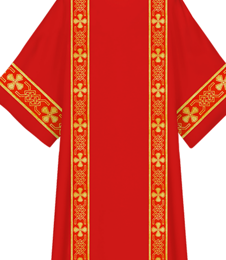 Deacon Dalmatic vestments with designer lace