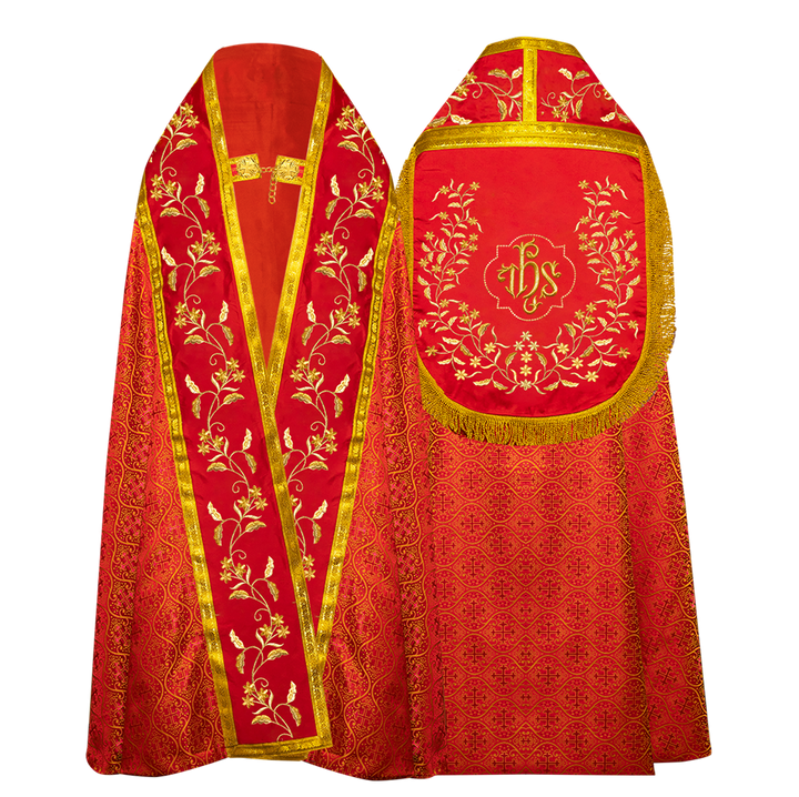 Monastic Roman cope vestments - Floral collection
